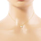 18K Gold Dipped CZ Pave 6mm Heart Pendant Necklace