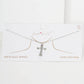 Gold Plated Resurrection Cross Necklace