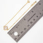 Pave-Set 11mm 18K-Gold-Dipped Brass Quatrefoil Bracelet