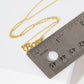 Gold Plated Letter BOSS Necklace