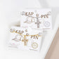 Cubic Zirconia Cross "Cap & Pin" Hat Chain Accessory