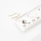 Gold Mini Threader Ear Climber Earrings