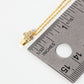 Minimalist Dainty Pave Cactus Pendant Necklace