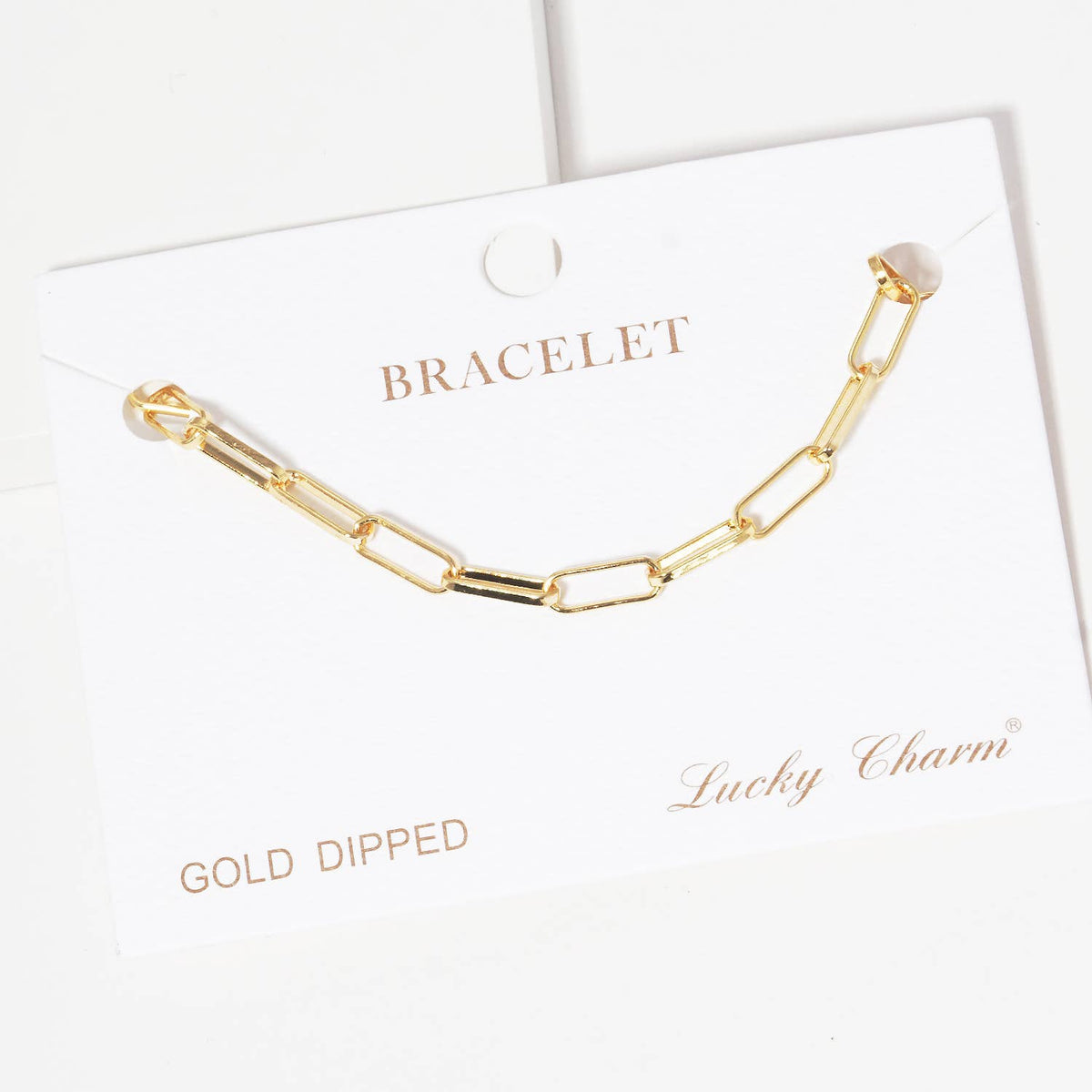 Minimalist Paperclip Chain Bracelet