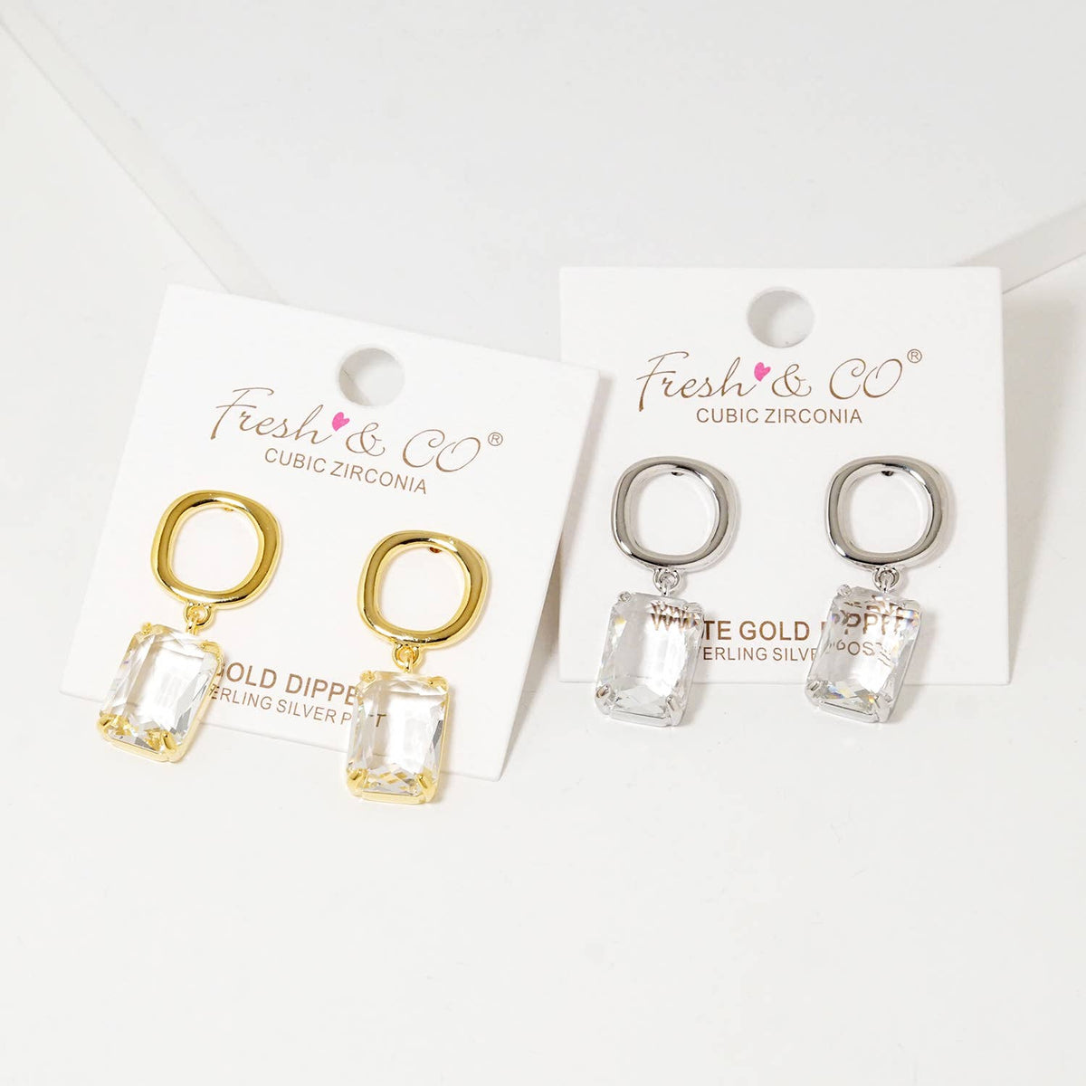 Elegant Crystal Drop Earrings