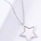 White Shelled Star Necklace
