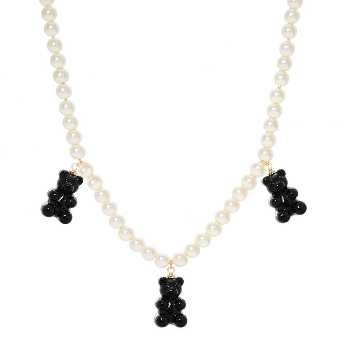 Multicolor Beaded Gummy Bear Necklace