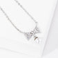 Dainty Bow and Pearl Bridesmaid Necklace