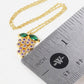 Gold Plated Purple Grape Necklace