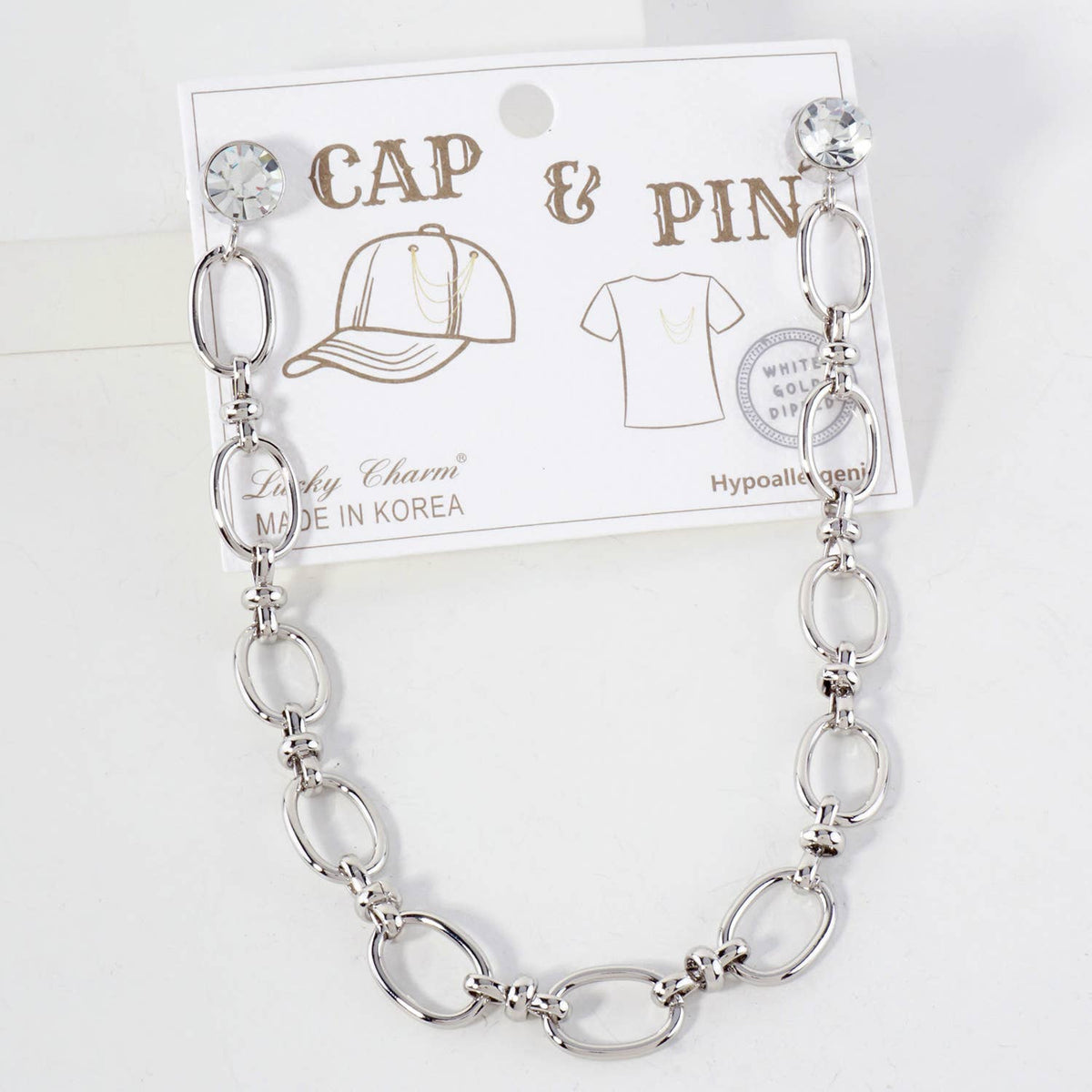 Link Chain Cap & Pin Accessory