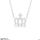 Minimalist Crown Pendant Necklace