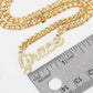 Gold Plated Cuban Link GRACE Necklace