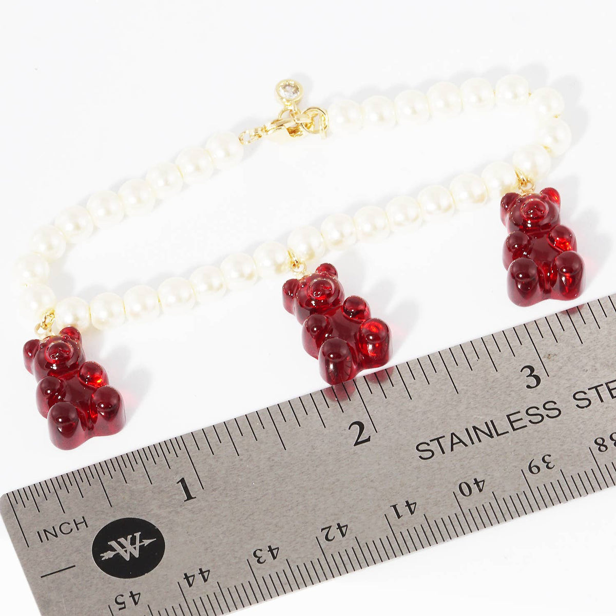 Multicolor Beaded Gummy Bear Bracelet