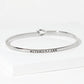 Actually I Can Engraved Inspirational Bangle Bracelet
