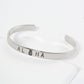 Aloha Engraved 18K Gold Dipped Open Cuff Bangle Bracelet