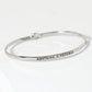 Anything Is Possible Engraved Inspirational Bangle Bracelet