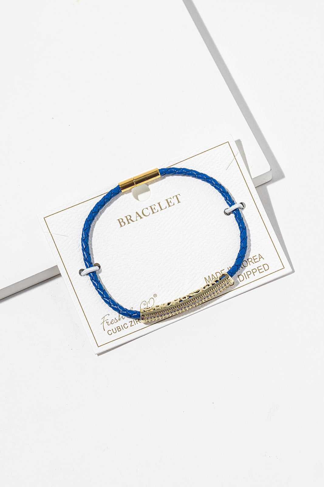 B4843 braided cord bracelet — B4843GRB