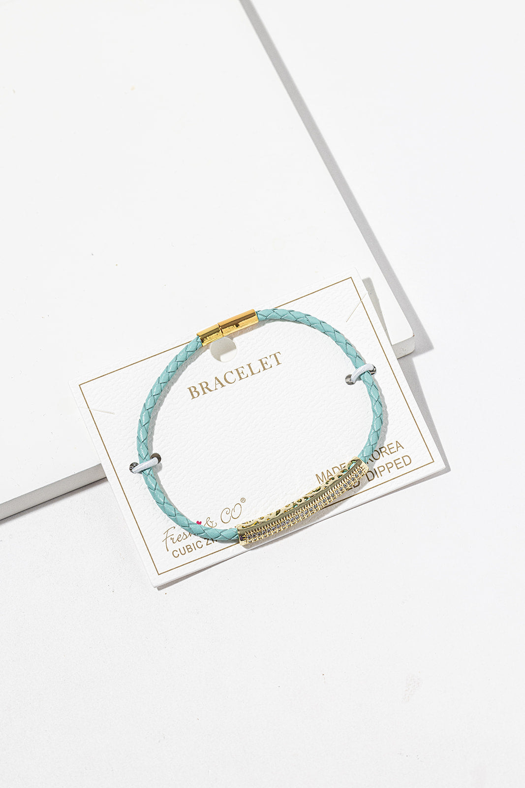B4843 braided cord bracelet — B4843GTQ