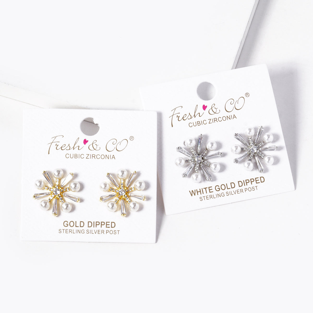 Radiating Flower Stud Earrings | BE327 — BE327-GROUP.JPG