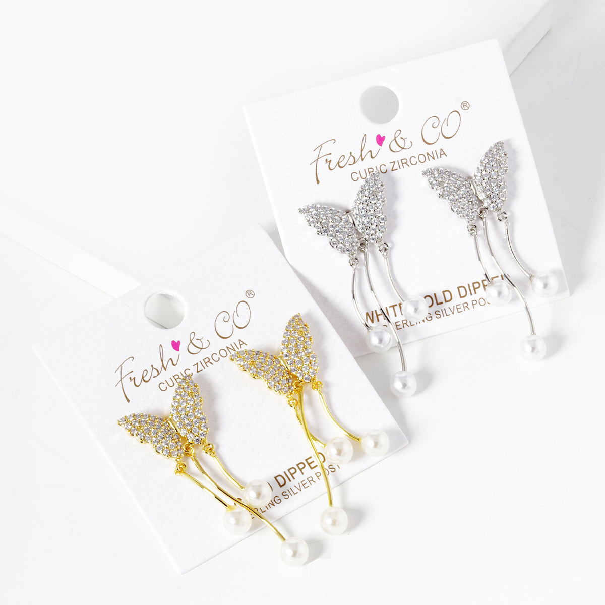 Butterfly Tassel Drop Earrings | BE328 — BE328-GROUP.JPG