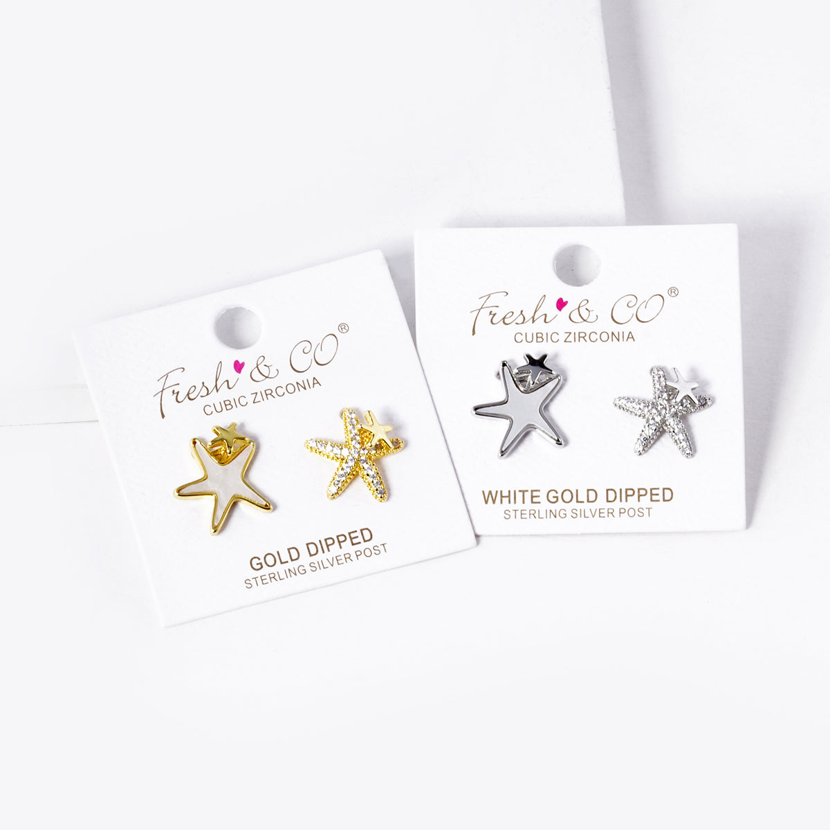Star Outline Stud Earrings | BE330 — BE330-GROUP.JPG