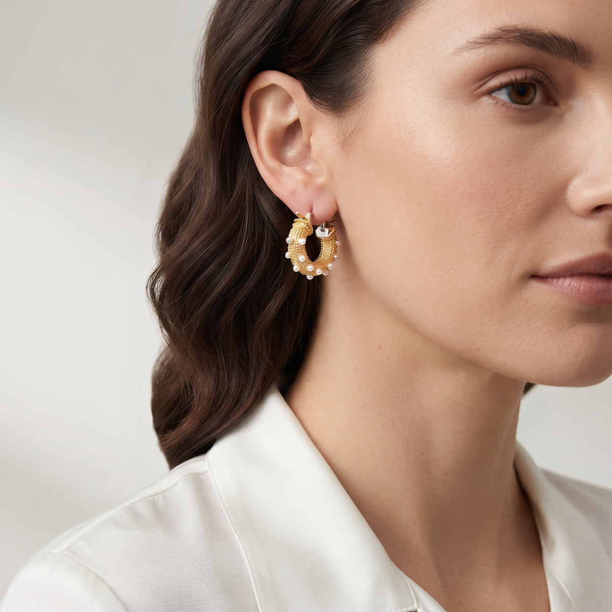 White-Accent Wide Hoop Earrings | BE339 — BE339-M.jpg