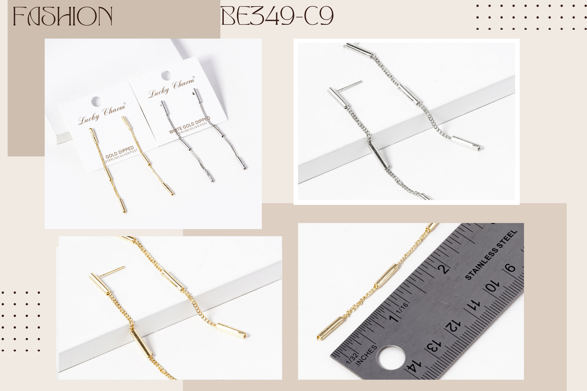 BE349 Long Bar Chain Drop Earrings - BE349-C9.png