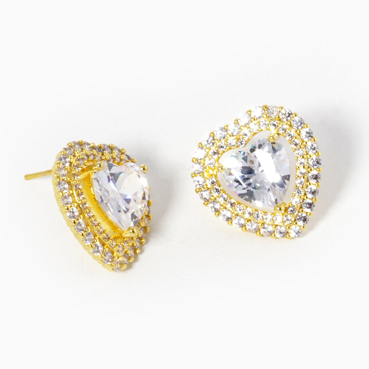 BE358 Double Halo Heart Stud Earrings BE358GCR.jpg
