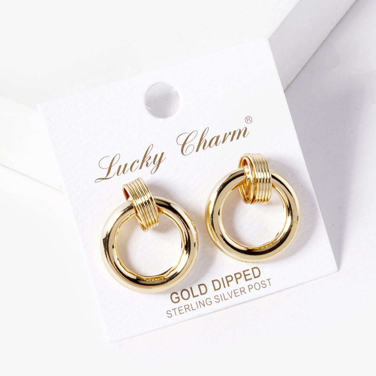 BE363 Coil Accent Ring Drop Earrings BE363-G.JPG
