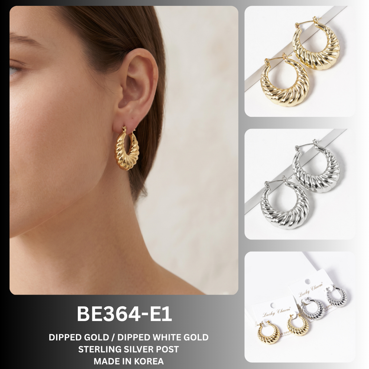 BE364 Twisted Dome Hoop Earrings BE364-E1.png