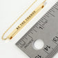 Be The Change Engraved 18K Gold Dipped Horizontal Brass Bar Pendant Inspirational Necklace