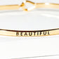 Beautiful Engraved Inspirational Bangle Bracelet
