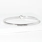 Beautiful Engraved Inspirational Bangle Bracelet