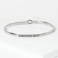 Beautiful Mess Engraved Inspirational Bangle Bracelet