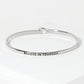 Believe In Yourself Engraved Inspirational Bangle Bracelet