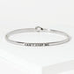 Cant Stop Me Engraved Inspirational Bangle Bracelet