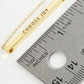 Choose Joy Engraved 18K Gold Dipped Horizontal Brass Bar Pendant Inspirational Necklace