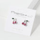 Crystal Pave 11mm Cherry Stud Earrings