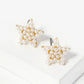 Crystal Pave 11mm Star Stud Earrings