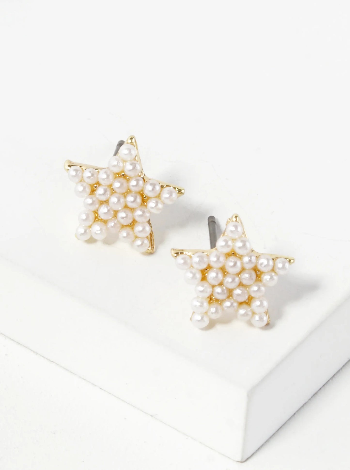 Crystal Pave 11mm Star Stud Earrings