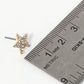 Crystal Pave 11mm Star Stud Earrings