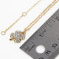 Crystal Pave 15mm Four-Leaf Clover Pendant Necklace