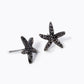 Crystal Pave 15mm Starfish Stud Earrings