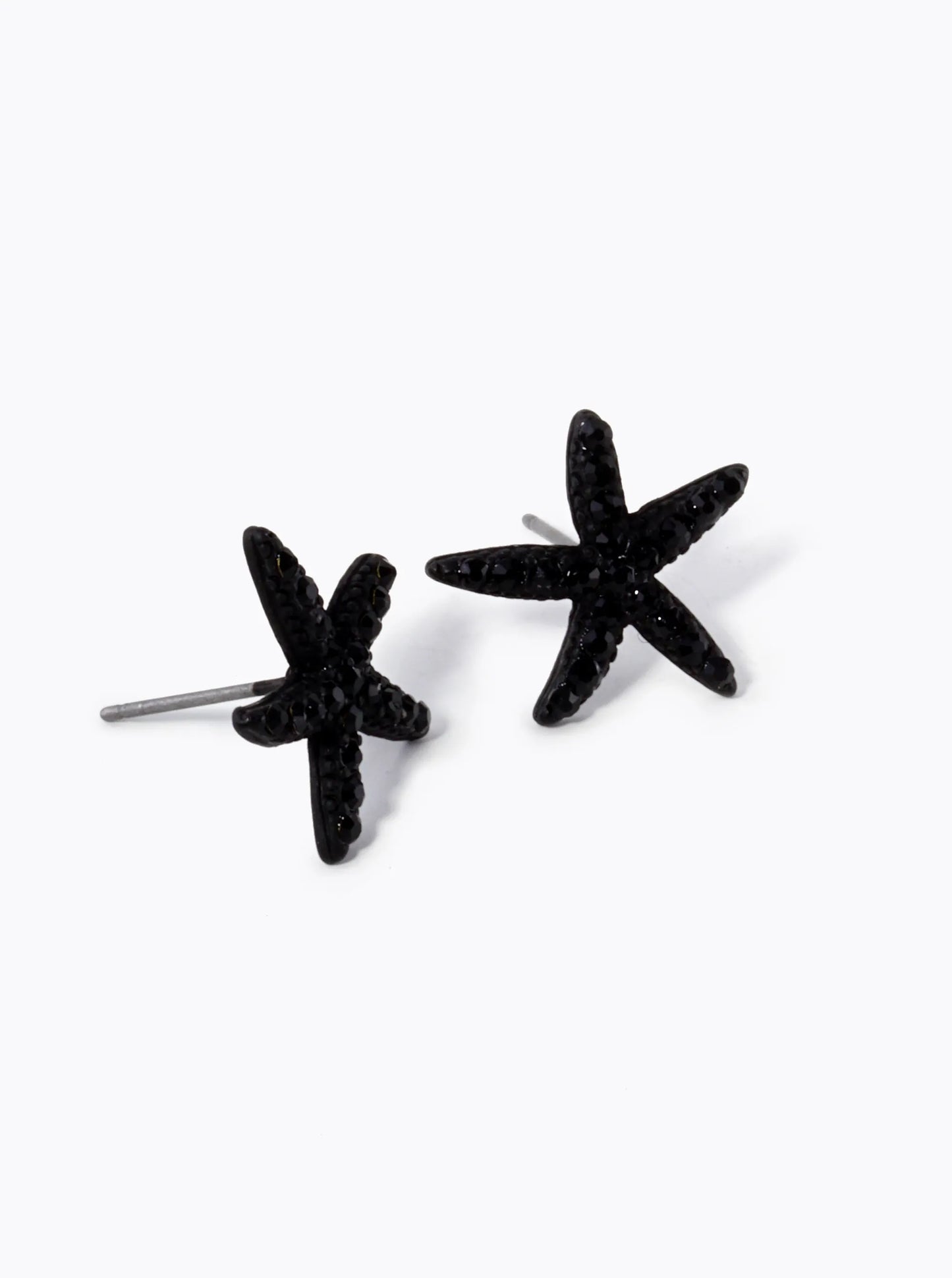 Crystal Pave 15mm Starfish Stud Earrings