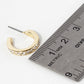 Crystal Pave 16mm Open Hoop Earrings