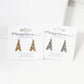 Crystal Pave 17mm Eiffel Tower Stud Earrings