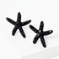 Crystal Pave 18mm Starfish Stud Earrings