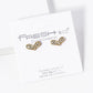 Crystal Pave 5mm Heart Stud Earrings