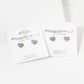 Crystal Pave 6mm Tiny Puffy Heart Stud Earrings