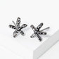 Crystal Pave 8mm Starfish Post Stud Earrings